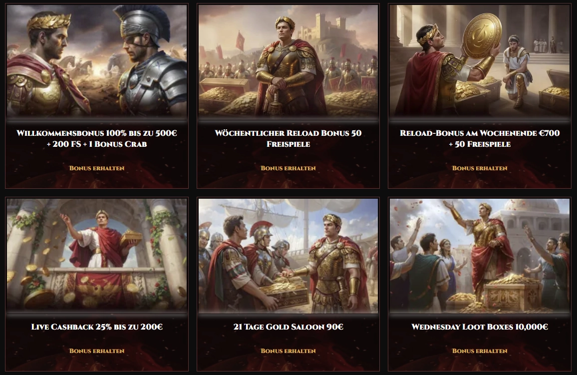 Legiano Casino Bonus